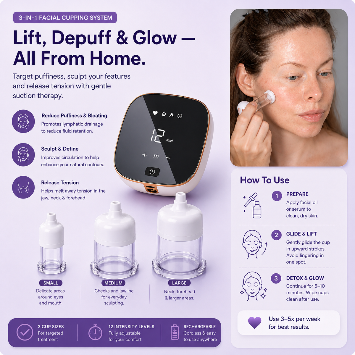 Melty™ Facial Cupping Set